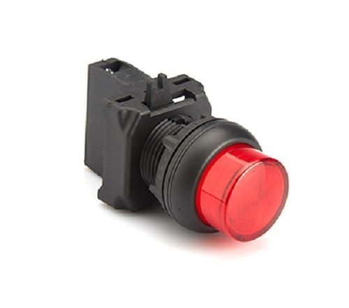 Projecting Head Push Function Actuator Button (Illuminated)