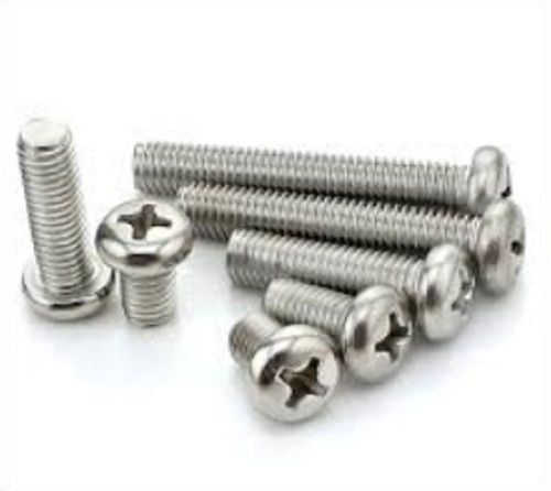 Round Head Corrosion Resistant Polished Finish Stainless Steel Screw