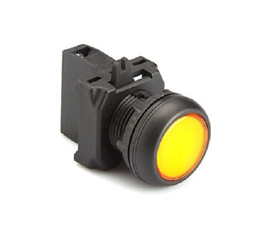 Black Unique And Compact Design Flush Head Push Button Actuator (Illuminated)