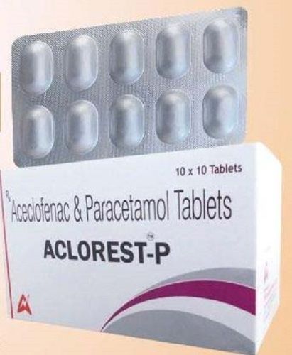 Aceclofenac And Paracetamol Aclorest-P Tablets