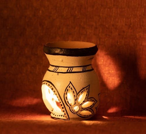 Handpainted Kapoor And Loban Aroma Diffuser