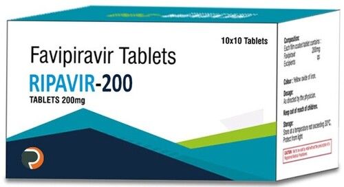 Antiviral Drugs- Favipiravir Tablets 200 Mg