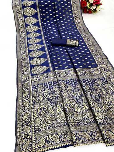 Banarasi Silk with Exclusive Jacquard Weaving Border Saree