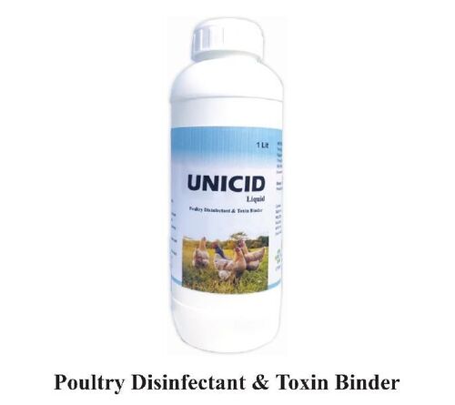 Unicid Poultry Feed Supplement - Liquid Form, 1 Ltr Size | Immunity Booster, Feed Grade Liquid Supplement for Enhanced Poultry Health