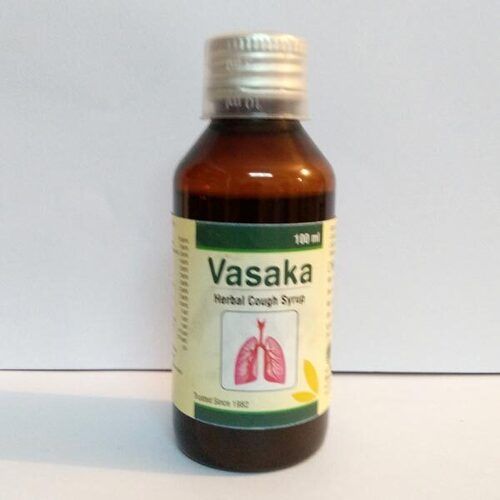 Vasaka Herbal Cough Syrup, Packaging Size 100 ml