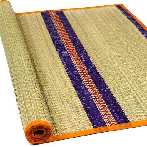 5.5 X 3.5 Feet Natural Korai Grass Floor Mat for Sleeping