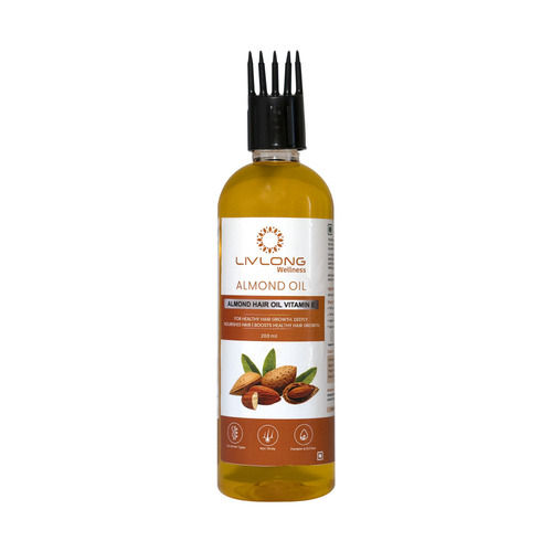 Almond Hair Oil with Vitamin E 200ml Pack