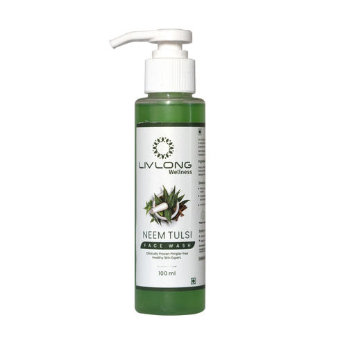 Uv Blocking Livlong Wellness Neem Tulsi Face Wash 100Ml