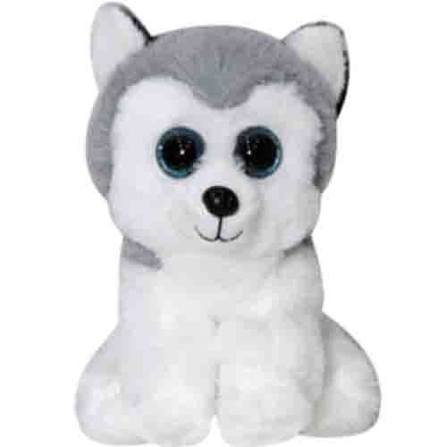 Washable Soft Husky Dog Toy 30 Cm With Big Eye