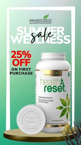 Health Reset 100% Vegetarian Multivitamin Tablets