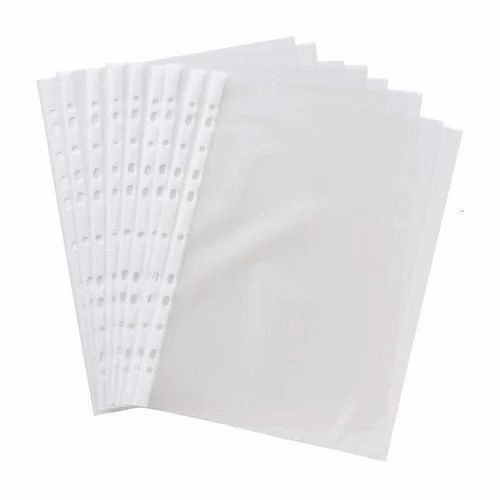 Sheet Protector Punch Pocket Folder