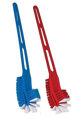 Double Sided Plastic Toilet Cleaning Brush For Home