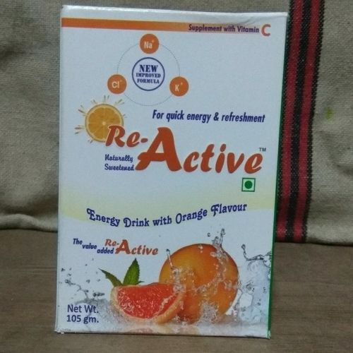 Orange Flavour Re Active Energy Drink