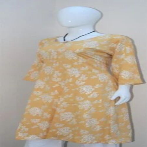 Cotton Printed A Line Kurti For Casual Wear