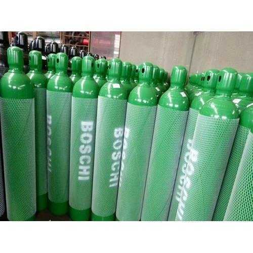 Green 12 Litres Oxygen Gas Cylinder For Medical Use