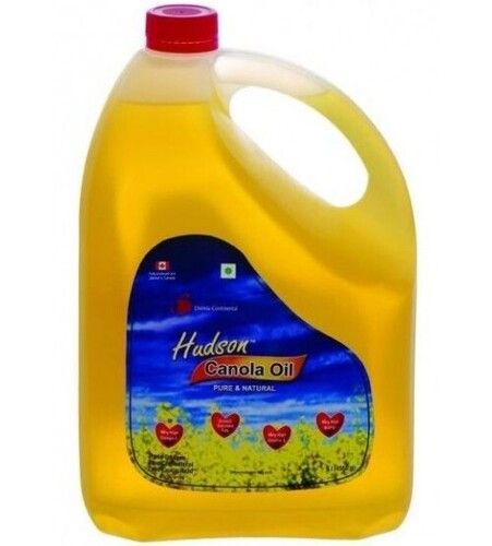 Hudson Canola Oil For Cooking, Low Cholesterol, Packaging Size 5 Ltr
