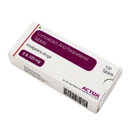 Lornoxicam And Paracetamol Tablets - Allopathic Medicine For Hospital And Clinic Use | Prescription Required, Store In Cool And Dry Place