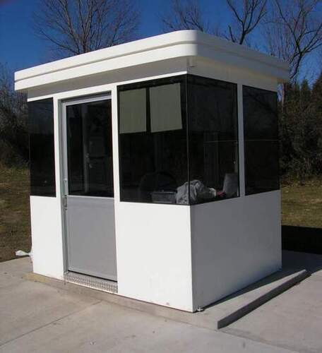 Rectangular Shape Frp Security Cabin For Office Use