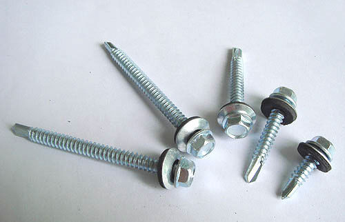 Stainless Steel Self Drilling Screws - Polished Finish, Corrosion and Rust Resistant, Reliable and Durable