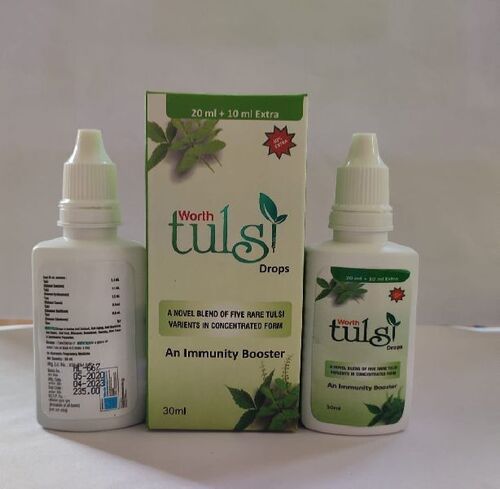 Tulsi Drops, Packaging Size 30 ml