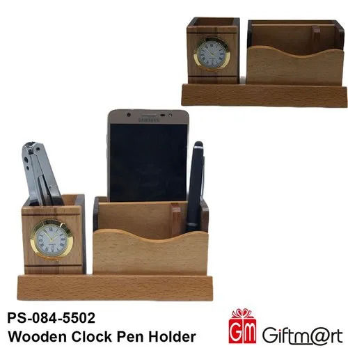 Wooden Pen Holder For Office And Gift Purpose Use