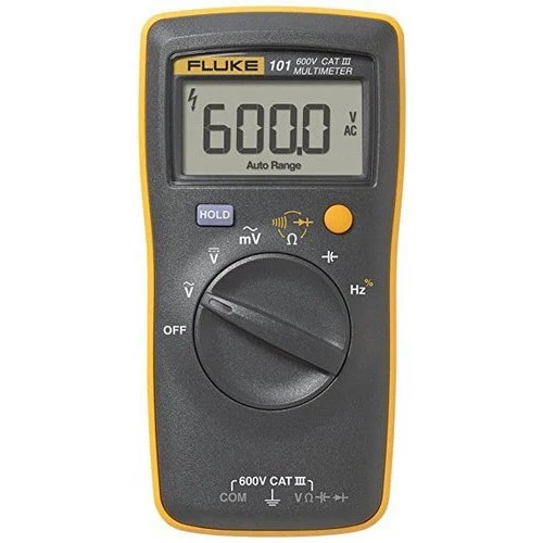 101 600V Cat Iii Digital Multimeter - Color: Yellow