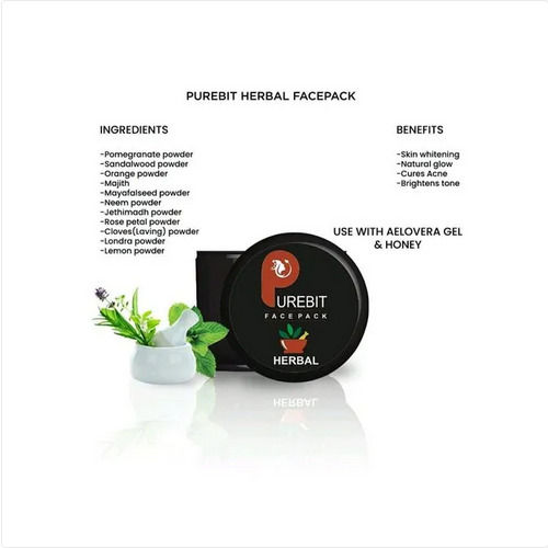 A Grade 100% Pure And Natural Herbal Face Pack