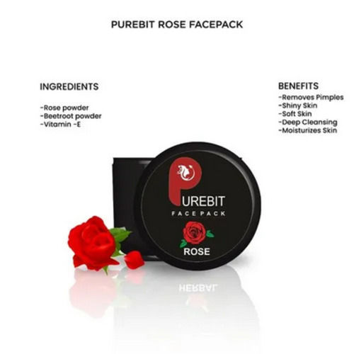 A Grade 100% Pure And Natural Herbal Rose Face Pack