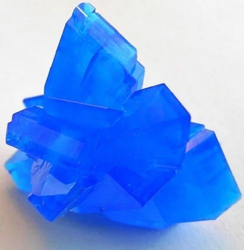 Blue and Clean Copper Sulphate Crystals