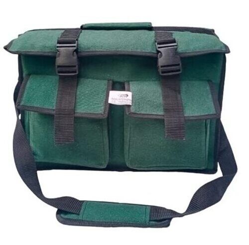 Green Pahal Canvas Heavy Duty Tool Bag For Elecrician And Plumber Use