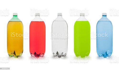 soft drink white plastic bottles