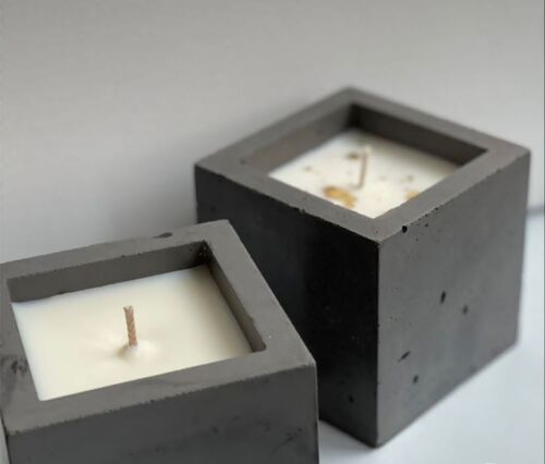 Square Shape Plain Candles For Home Decoration Use