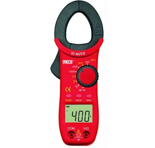 27-auto Red And Black Digital Clamp Meter