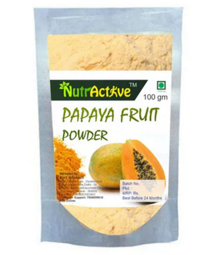 A Grade 100% Pure And Natural Papaya Fruit Powder, 100 Gm