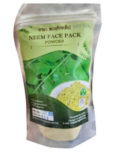 A ग्रेड 100% शुद्ध और प्राकृतिक नीम फेस पैक पाउडर 100g