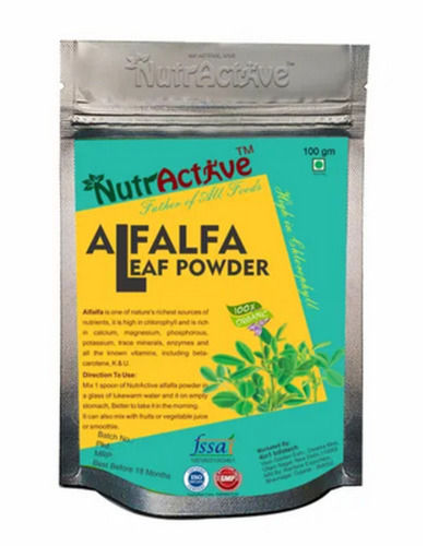 High In Chlorophyll Alfalfa Grass Herbal Powder, 100g