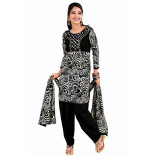 Ladies Printed Cotton Salwar Suit For Party Wear