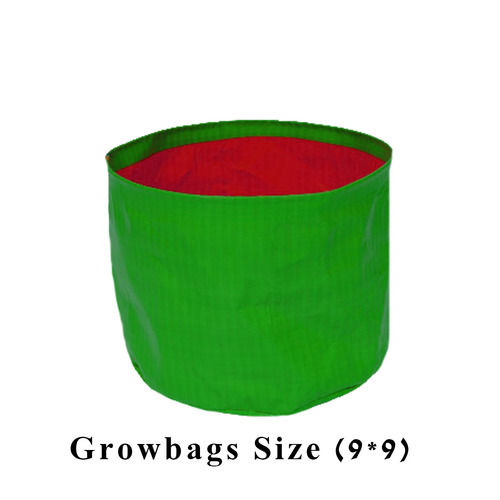 9x9 Inches Green Grow Bag for Outdoor Plants