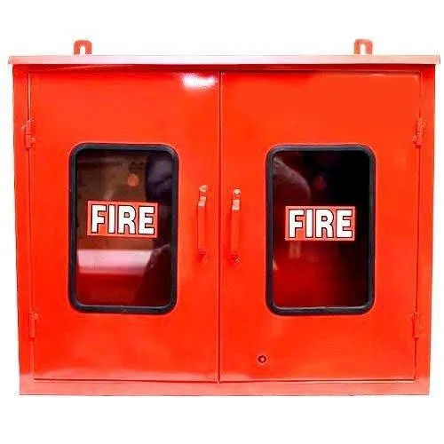 Double Door Hose Box For Fire Protection Use