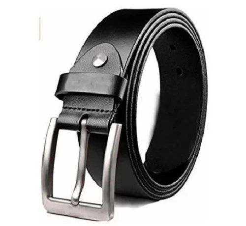 Mens Black Formal Leather Belt