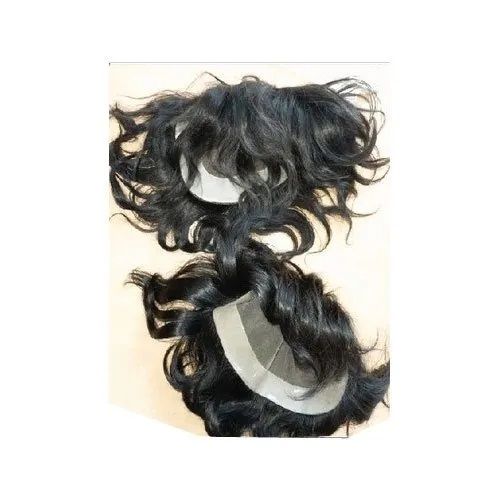 Mens Washable Black Hair Patch