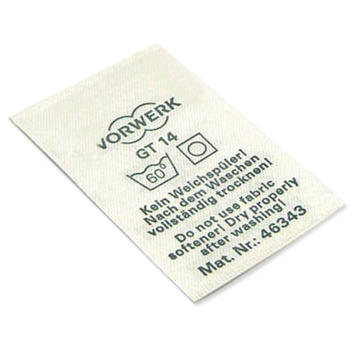 Rectangular Shape Printed Care Labels For Garments