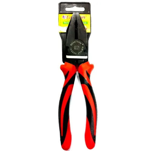 8 Inch Red And Black Combination Plier