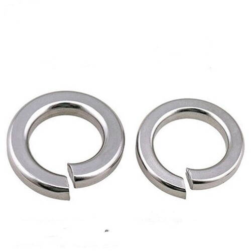 thumbnail image 2 of Metric Split Lock Washers – DIN 127-B Zinc Plated Steel, Assorted Sizes 2 of 6