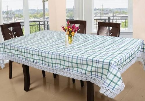 Plastic Printed Dining Table Cover For Home Use
