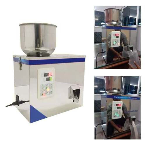 Semi Automatic Granule Filling Machine Dimension(L*W*H): 30*50*125  Centimeter (Cm)