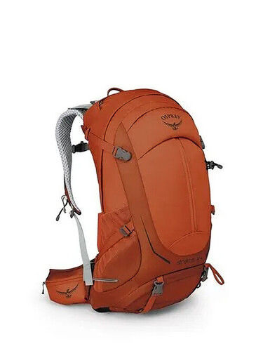 Stratos 34 Sungrazer Orange Camping Nylon Backpack