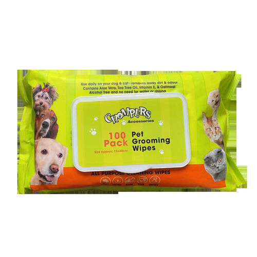 100 Pcs Disposable Pet Wipes For Dogs and Cats Ear, Eye, Nose Cleaning