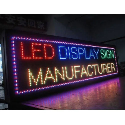 Electric Led Sign Board For Outdoor Use