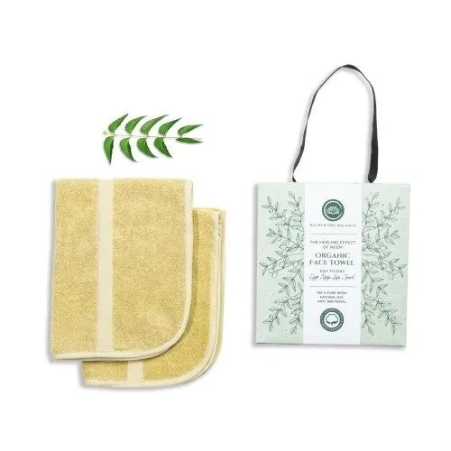 Kalmic Organic Natural Neem Dyed Face Towel